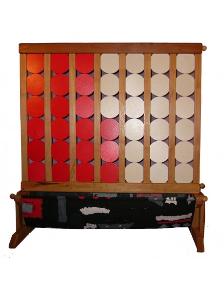 Jeu géant en bois de Puissance 4 - 1