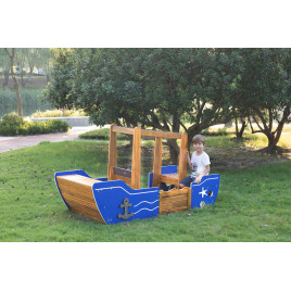 Le bateau de pêche d'extérieur maternelle ecole