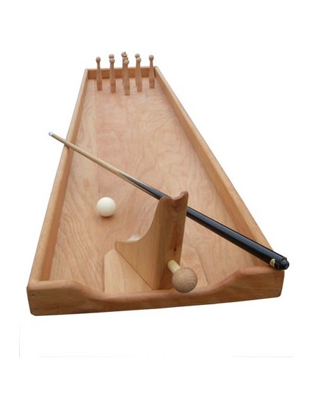 Jeu géant en bois de la table de Bowling - 1
