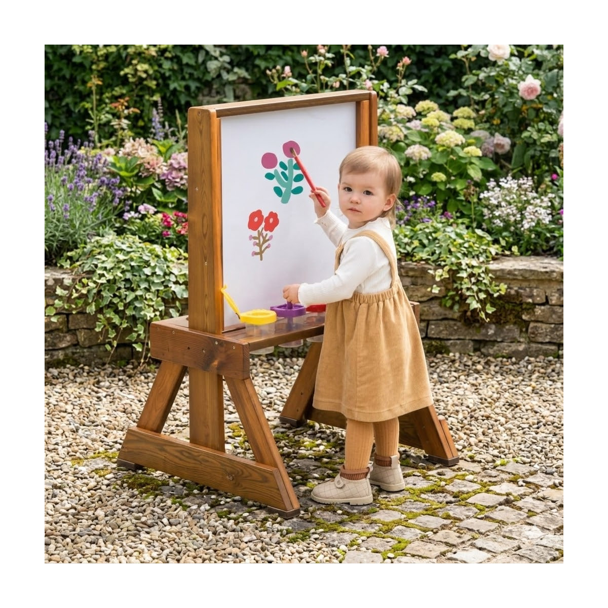 Chevalet d’extérieur crèche et maternelle