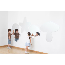 4 miroirs d'intérieur et d'extérieur maternelle