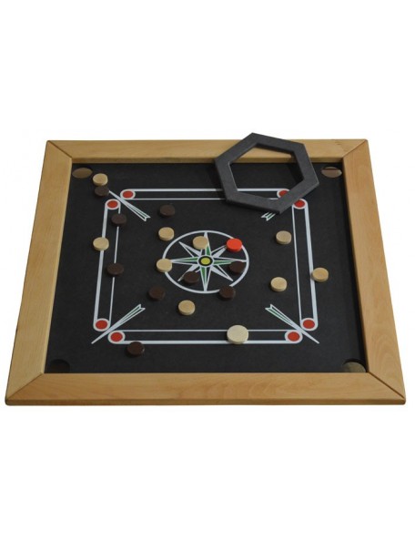 Jeu géant en bois du Carrom - 2