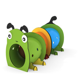 Structure de jeu extérieure Tunnel chenille