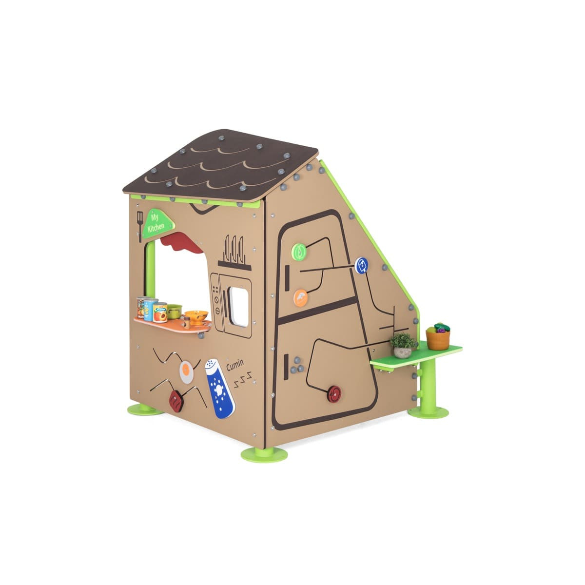 Structure de jeu extérieure Bar à goûter