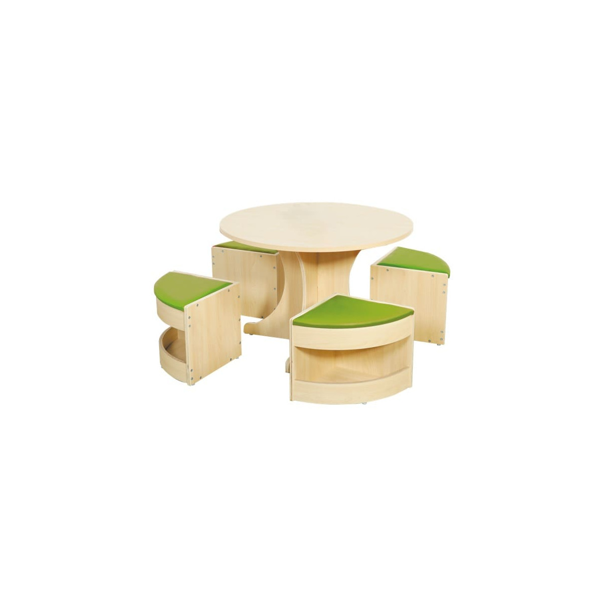 Ensemble lecture table et 4 sièges