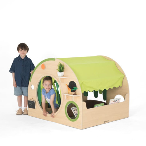 Cabane coin de lecture crèche et maternelle enfants