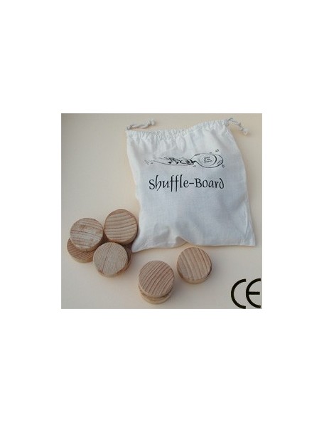 Jetons ou palets de jeux en bois pour jeux géants traditionnels en bois proposés sur notre site