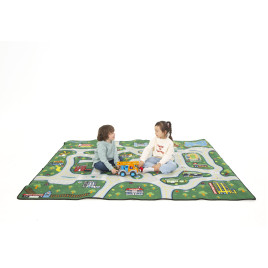 Tapis de jeu La ville crèche et maternelle