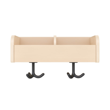 Patère murale 2 casiers