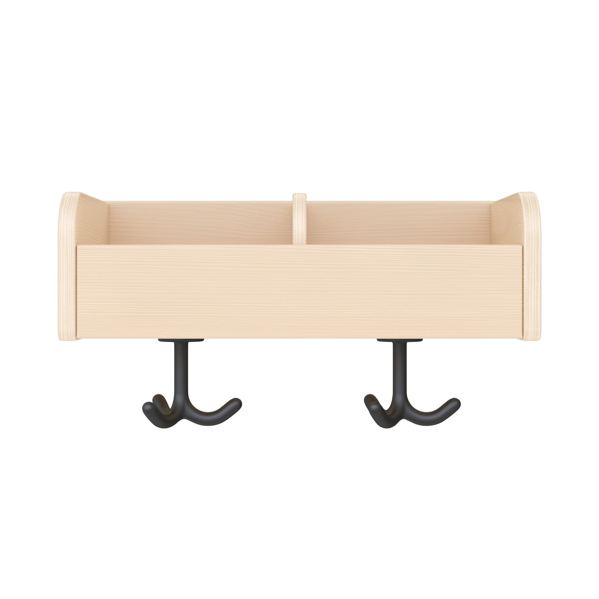 Patère murale 2 casiers