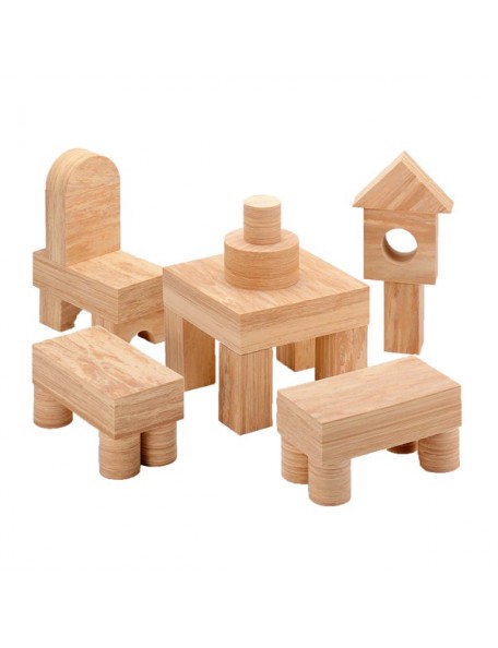 Blocs légers couleur bois - 4