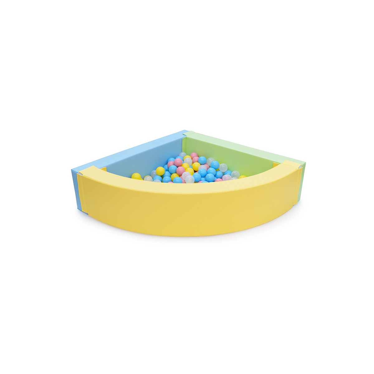 Piscine a balles d'angle crèche