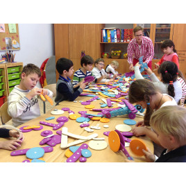 380 blocs de construction en feutrine