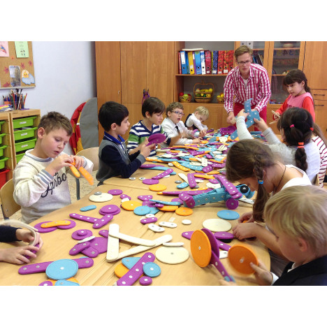 380 blocs de construction en feutrine