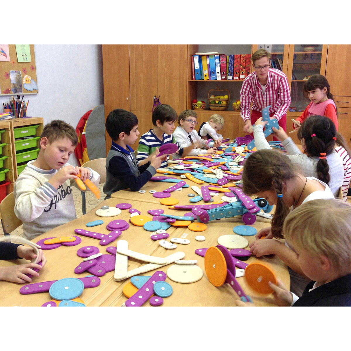 380 blocs de construction en feutrine