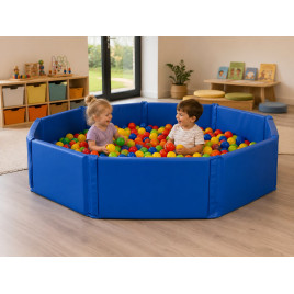 Piscine à balles en mousse ronde et pliable enfants
