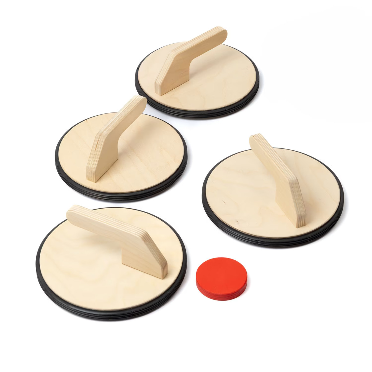 Jeu de curling en bois