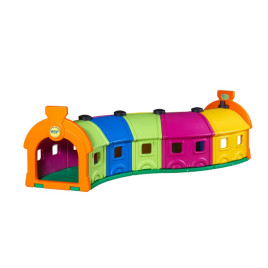 Jeu d'extérieur Petit train 5 wagons
