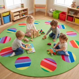 Tapis géant de regroupement maternelle 3 mètres