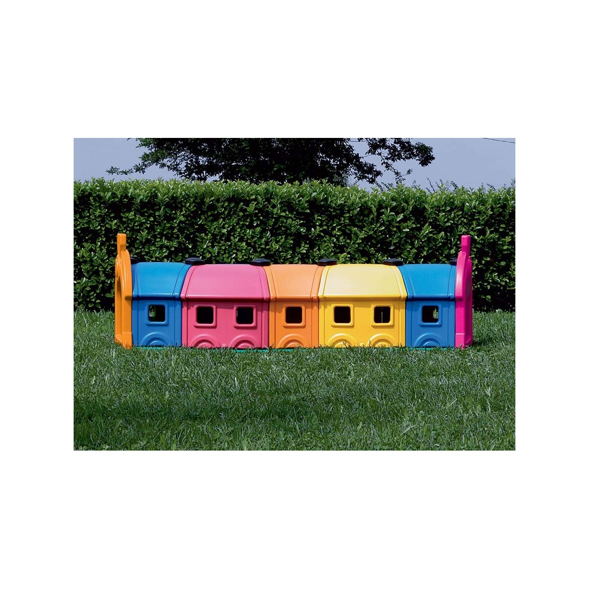 Jeu d'extérieur Petit train 5 wagons - 1