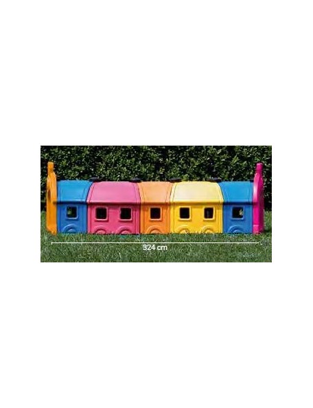 Jeu d'extérieur Petit train 5 wagons - 4