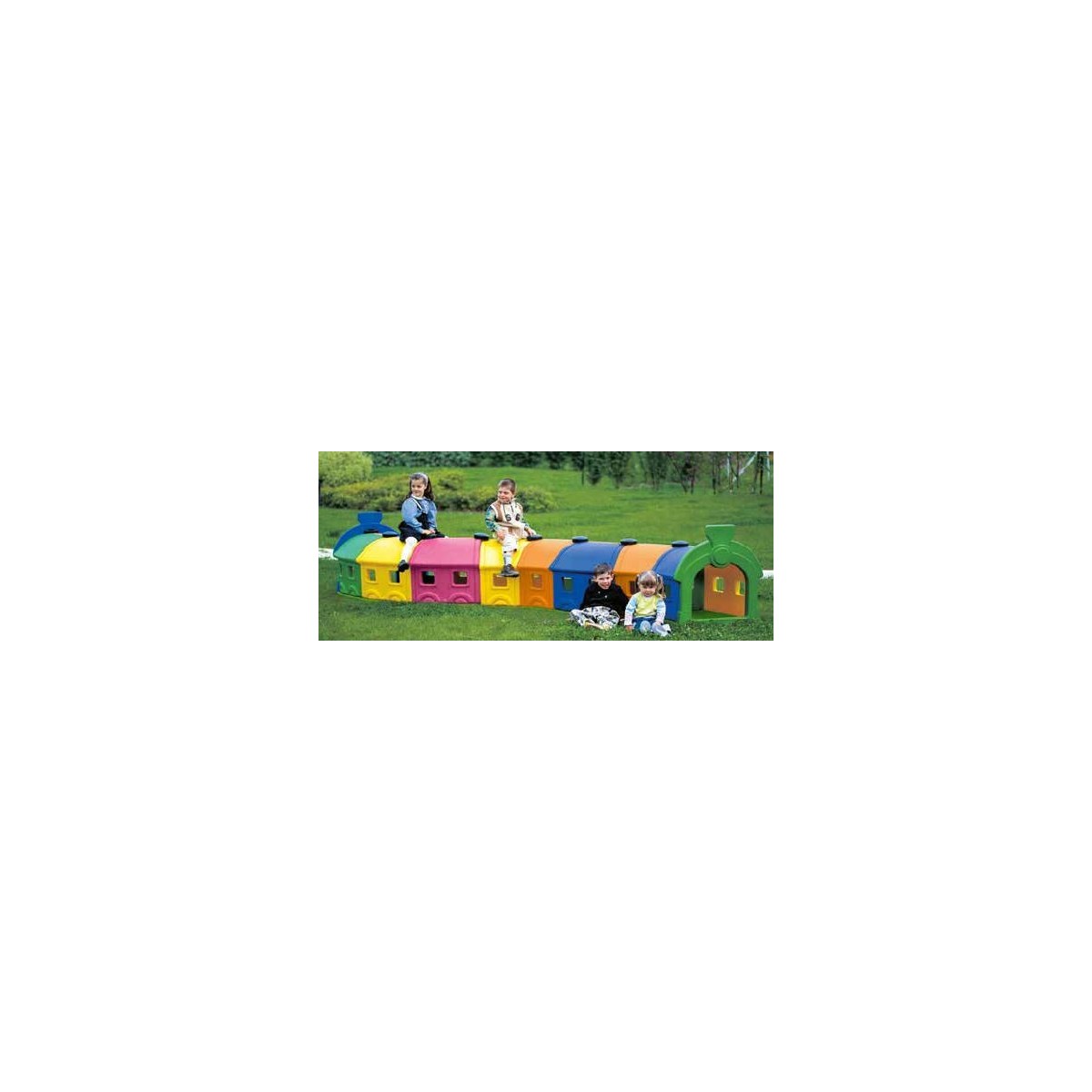 Jeu d'extérieur Petit train 3 wagons - 3