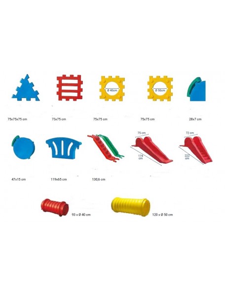Cubbic toy toboggan géant - 7