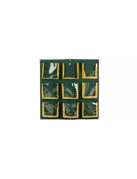 Rangement de doudous 9 pochettes vertical - 1