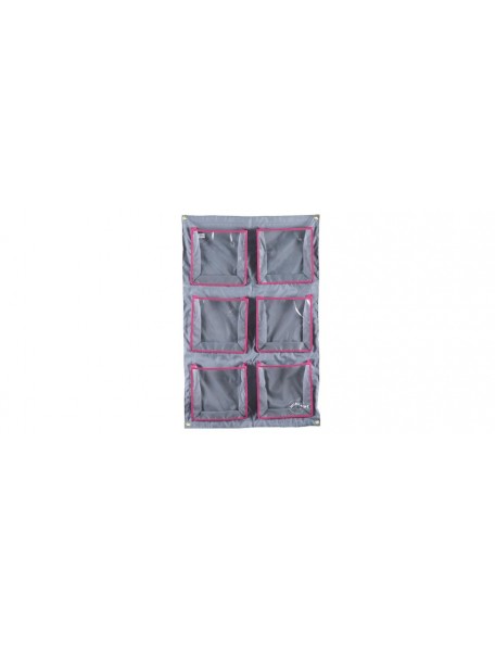 Rangement de doudous 6 pochettes vertical - 1