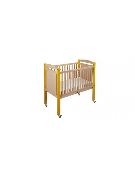 Lit crèche barrière en bois pour enfants