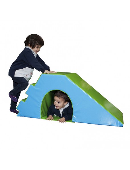 Module de motricité rampe-tunnel crèche - 1