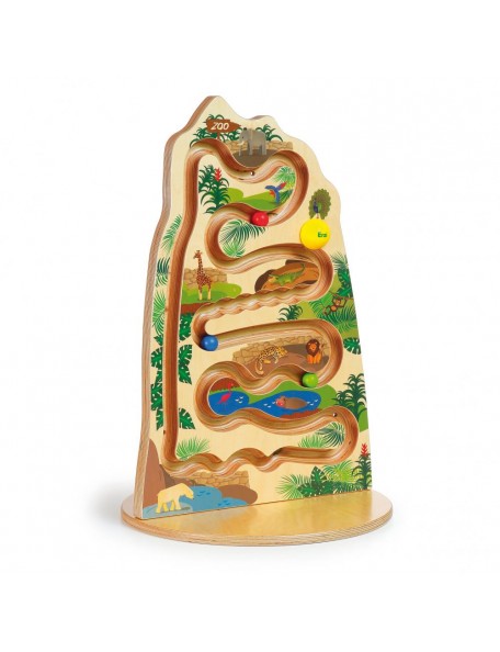 Jeu mural en bois la course du zoo - 3