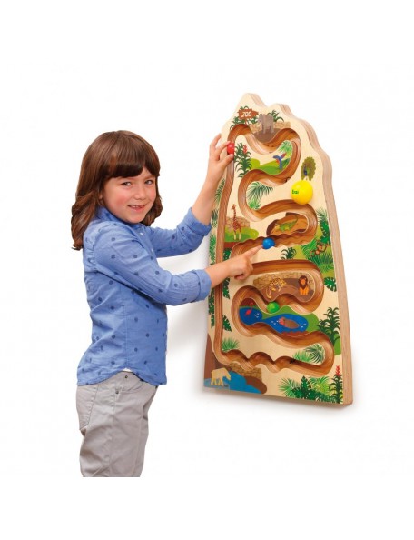 Jeu mural en bois la course du zoo - 2