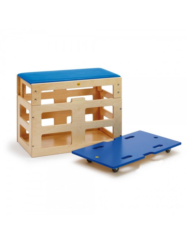 Sportbox rectangulaire Erzi avec top pour enfants - 1