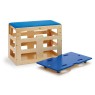 Sportbox rectangulaire Erzi avec top pour enfants - 1