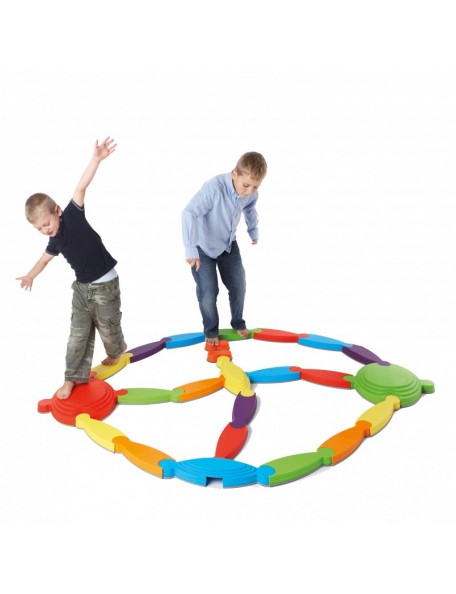 Set rivière pour l'équilibre des enfants avec 21 éléments en plastique