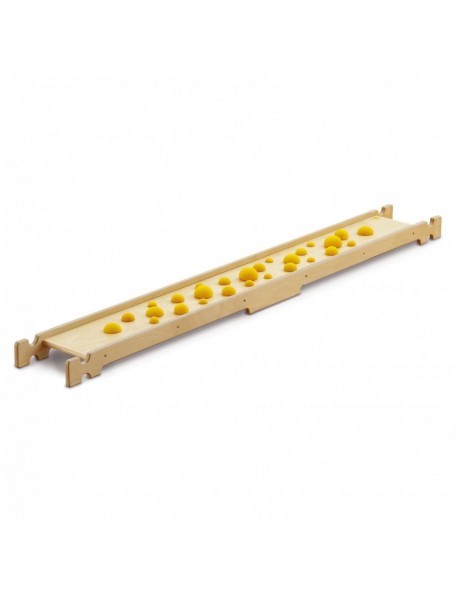 Planche d'équilibre en bois "parcours floral" - 1