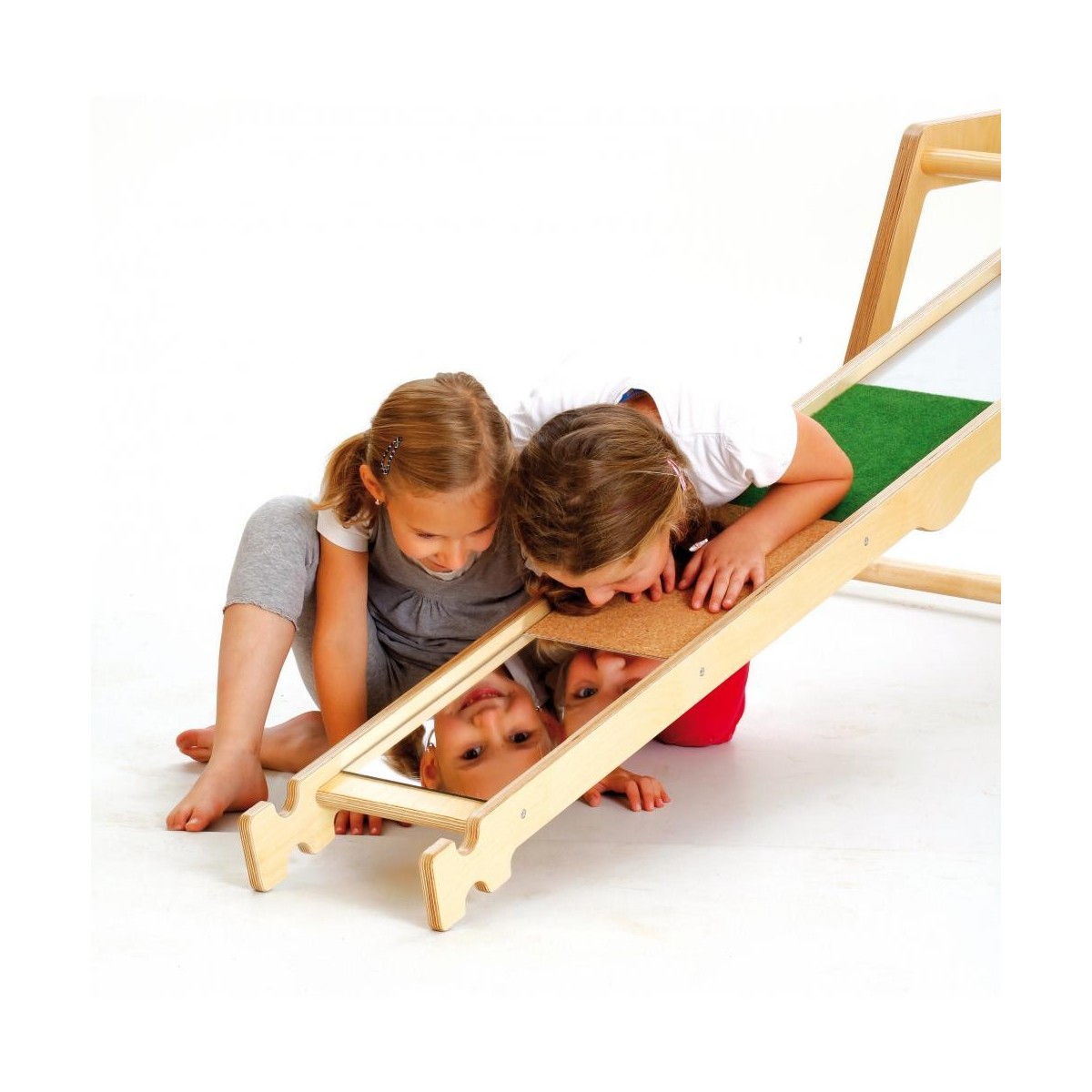 Planche d'équilibre Erzi multi-sensorielle bois, adaptable avec Sportbox