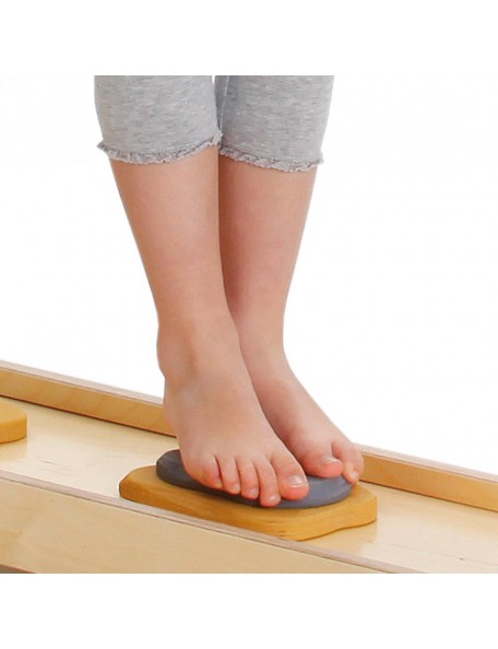 Planche d'équilibre en bois "les pierres" - 2