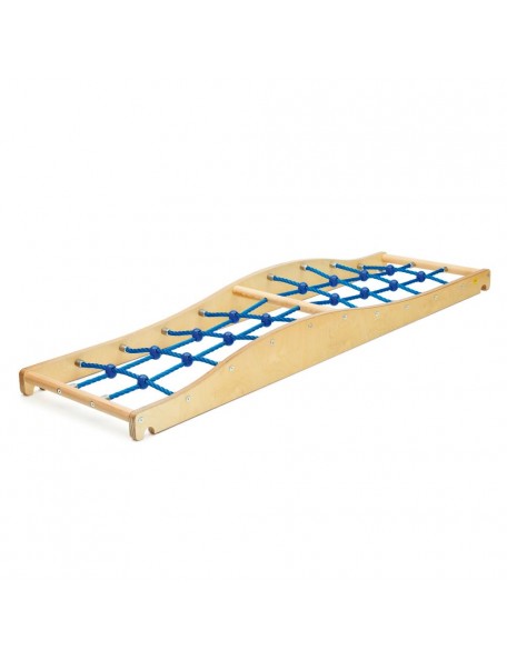 Planche d'équilibre en bois "la vague pont-de-singe" - 1