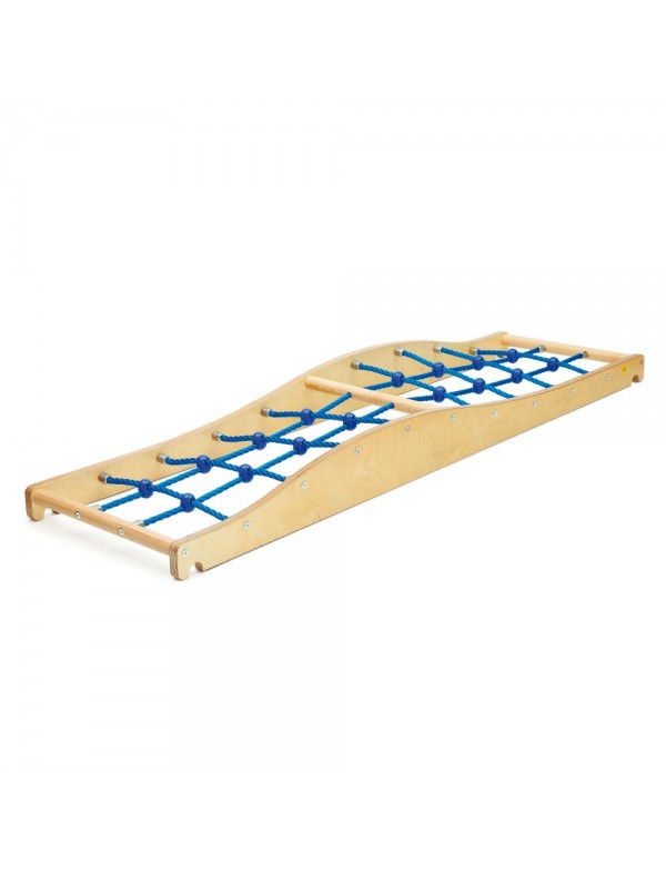 Planche d'équilibre en bois "la vague pont-de-singe" - 1