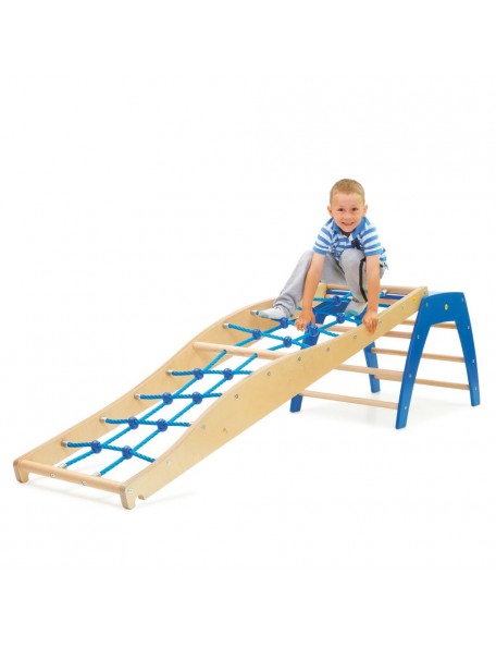 Planche d'équilibre en bois "la vague pont-de-singe" - 3