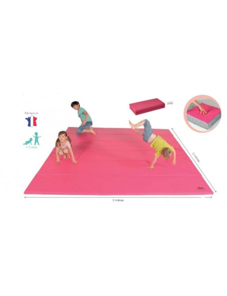 Surface d'évolution repliable couleur framboise - 2