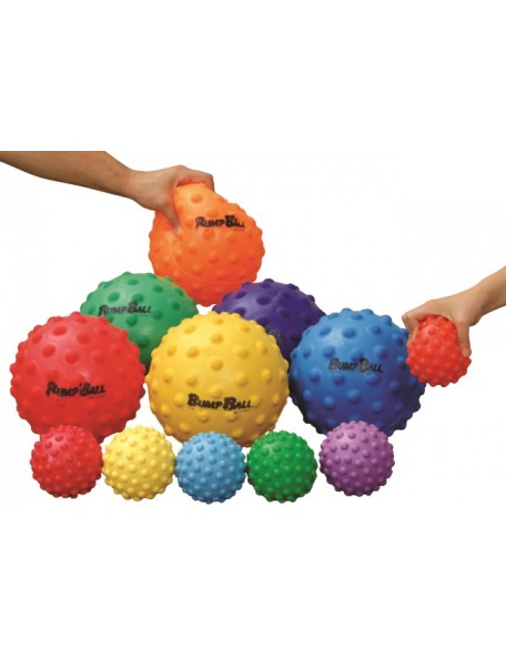 6 balles tactiles à picots - 1