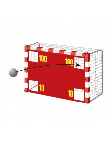 Cible de but de handball numérotée - 1