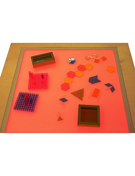 Table lumineuse créative colorée - 1