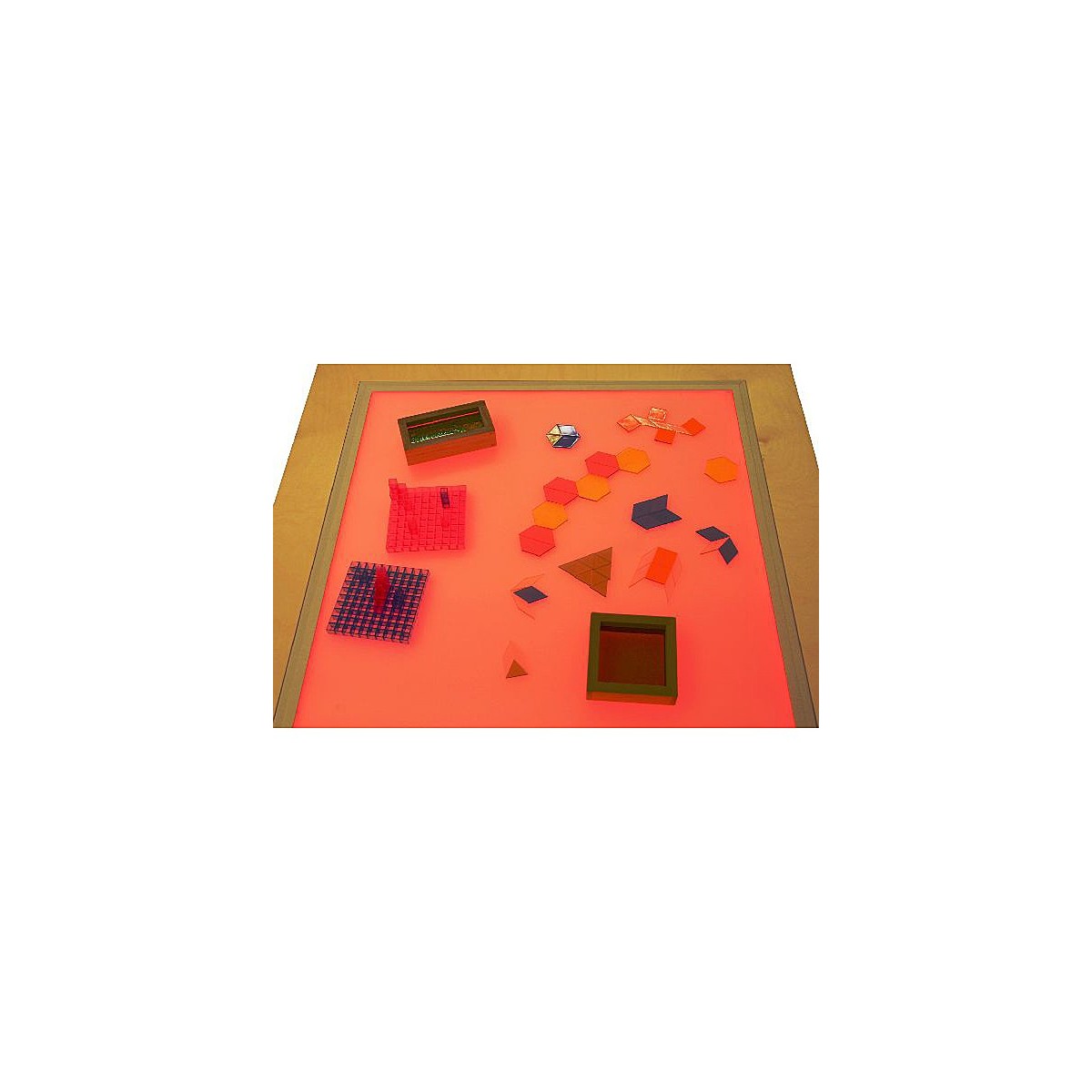 Table lumineuse créative colorée - 1