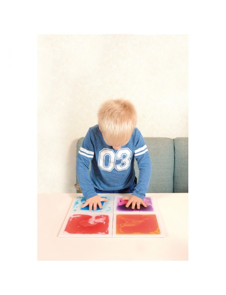 Dalles sensorielles multicolores, lot de 4 - 2