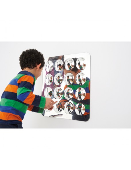 Miroir convexe espace sensoriel 16 reliefs - 1