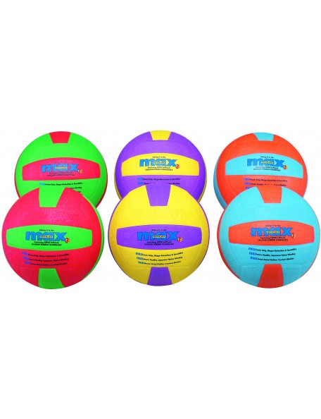Lot de 6 ballons de volley-ball Spordas MAX - 1